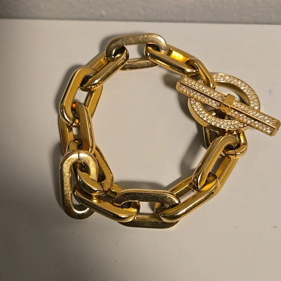 Michael Kors Gold-Tone Chain Bracelet - Picture 2 of 3